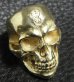 画像2: 10k Gold Half Large Skull Ring (2)