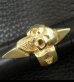 画像4: 10k Gold Skull with Spike Ring