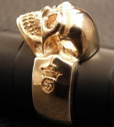 画像9: Gold Single Skull Ring