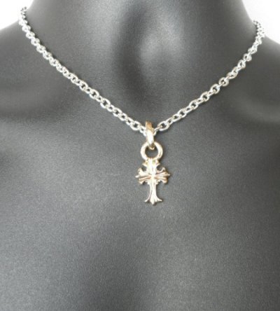 画像18: 10k Gold 1/16 Grooved Cross Pendant