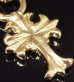 画像3: 10k Gold 1/16 Grooved Cross Pendant