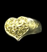 10k Gold Heart Ring