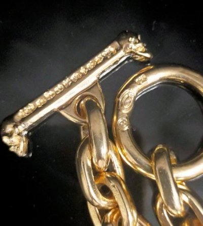 画像3: 10k Gold Small Oval Chain Links Necklace