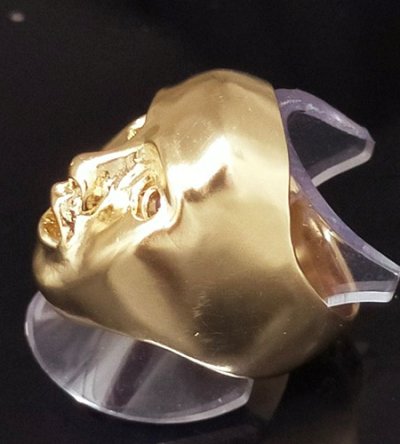 画像5: 10k Gold 2/5 Face Ring