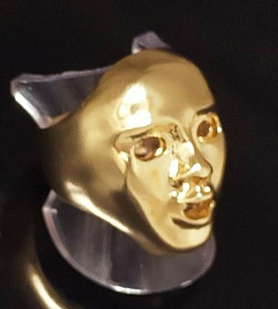 画像4: 10k Gold 2/5 Face Ring