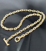 14k Gold 4.3Chain & 1/16 T-bar Necklace