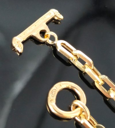 画像5: 14k Gold 4.3Chain & 1/16 T-bar Necklace