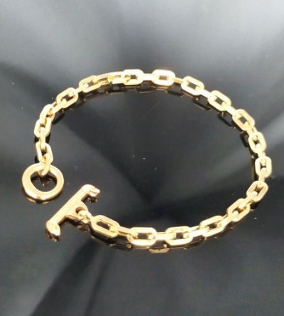 画像2: 14k Gold 4.3Chain & 1/16 T-bar Bracelet