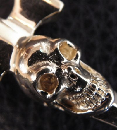 画像13: 18k Gold Single Skull Dagger Square Bottom Pendant