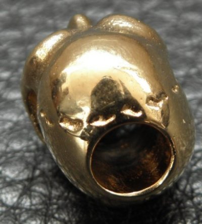 画像12: 18k Gold Single Skull Beads