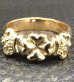 画像2: Gold Small 4Heart Crown Ring (2)