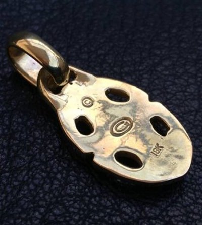 画像7: 18k Quarter Sclupted Oval Pendant