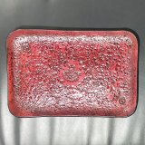 Gaboratory Textured Leather Gun Tray  [Red]