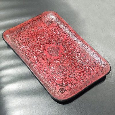 画像3: Gaboratory Textured Leather Gun Tray  [Red]