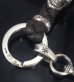 画像12: Skull Clip With Skull beads braid Leather Key Chain