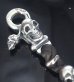 画像9: Skull Clip With Skull beads braid Leather Key Chain