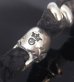 画像15: Skull Clip With Skull beads braid Leather Key Chain