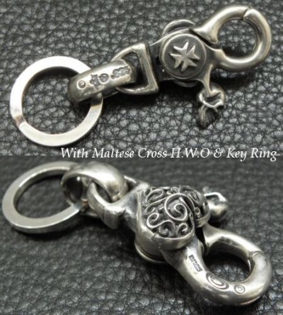 画像9: Heart On Clip With H.W.O ＆ Key Ring