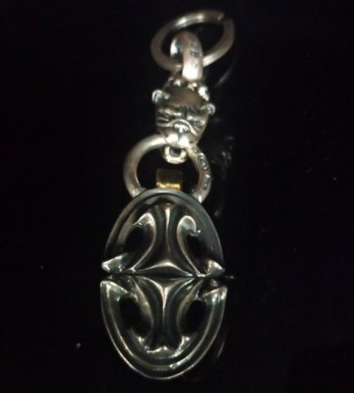 画像3: Sculpted Oval Keeper With Old Bulldog & Key Ring