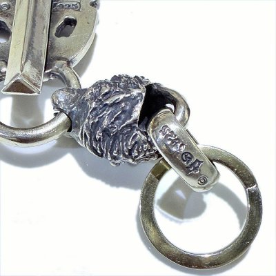 画像7: Sculpted Oval Keeper With Lion & Key Ring 