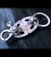 画像2: Sculpted oval on clip with key ring (2)