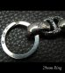 画像11: Skull on clip with maltese cross H.W.O & chiseled anchor key ring
