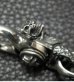 画像10: Skull on clip with maltese cross H.W.O & chiseled anchor key ring