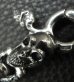 画像9: Skull on clip with maltese cross H.W.O & chiseled anchor key ring