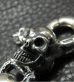 画像7: Skull on clip with maltese cross H.W.O & chiseled anchor key ring