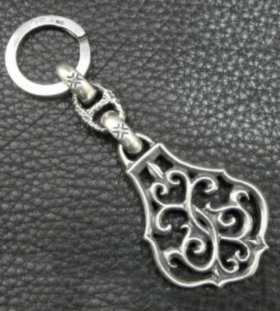 画像2: Half Size Arabesque With H.W.O Maltese Cross H.W.O, Chiseled Anchor Chain & Key Ring