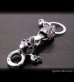 画像5: Skull on clip with maltese cross H.W.O & lion key ring