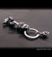 画像6: Skull on clip with maltese cross H.W.O & lion key ring