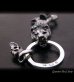 画像3: Skull on clip with maltese cross H.W.O & lion key ring