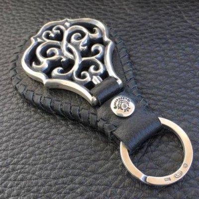 画像4: Leather Backed Arabesque Key Holder