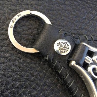 画像3: Leather Backed Arabesque Key Holder