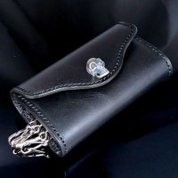 Saddle Leather Key Case [Black]