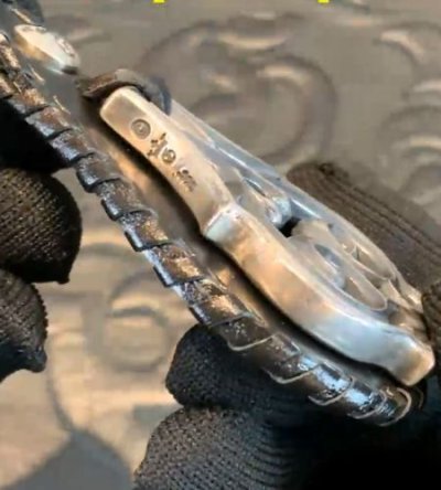 画像4: Leather Backed Arabesque Key Holder