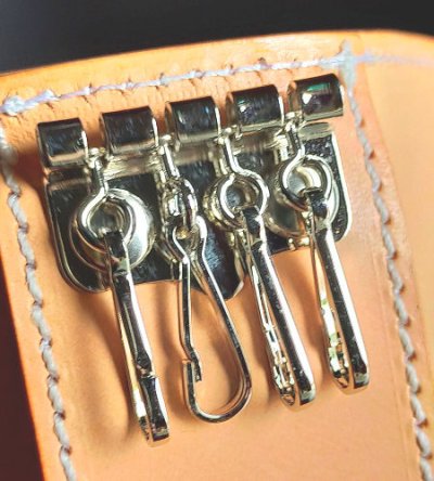 画像6: Saddle Leather Key Case [Natural]