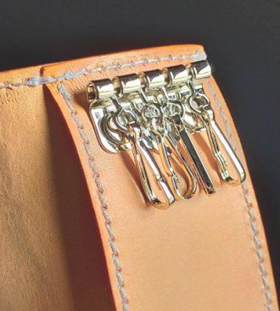 画像5: Saddle Leather Key Case [Natural]