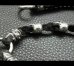 画像10: Skull On Dagger With 2Bolo Neck 4Skulls Braid Leather Necklace
