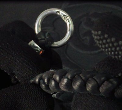 画像11: Braid Leather Necklace With C-ring