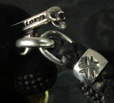 画像6: Braid Leather Necklace With C-ring