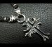 画像5: Quarter grooved cross with Quarter 2bulldogs braid leather necklace