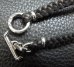 画像4: Quarter grooved cross with Quarter 2bulldogs braid leather necklace