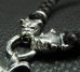 画像3: Quarter grooved cross with Quarter 2bulldogs braid leather necklace