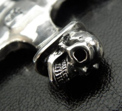 画像2: Half Hammer Cross With 2Skull & Double Face Dagger Necklace