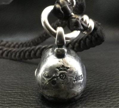 画像8: Large Skull Pendant With Braid Leather Necklace