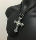 画像10: Hammer Cross With Braid Leather Necklace