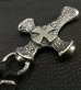 画像5: Hammer Cross With Braid Leather Necklace