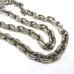 画像13: Large Skull On 2Skulls Hammer Cross Double Face Dagger With 2Panthers Small Oval Chain Necklace 